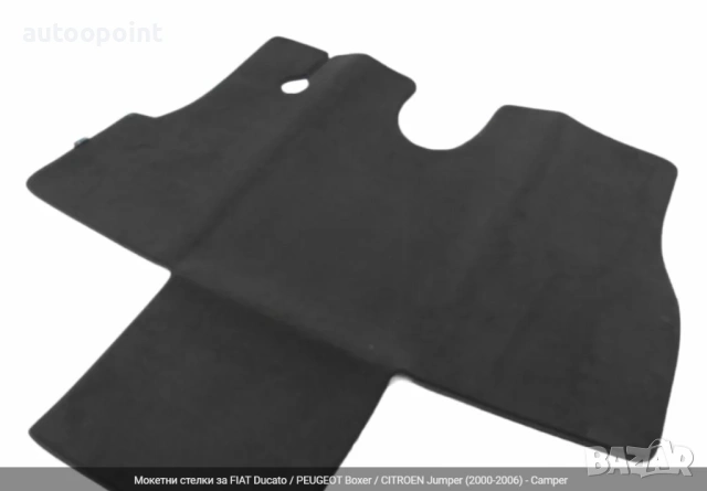 Мокетни стелки за FIAT Ducato / PEUGEOT Boxer / CITROEN Jumper (2000-2006) - Camper Petex