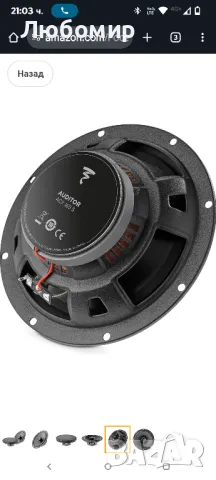 
Focal ACX165S Auditor EVO серия 6,5" комплект тънък 2-лентов коаксиален високоговорител

, снимка 6 - Тонколони - 50048601