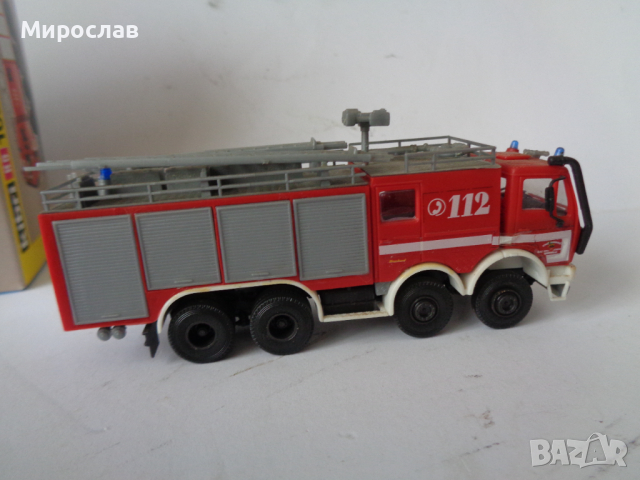 KIBRI H01/87 MERCEDES BENZ ПОЖАРНА КАМИОН МОДЕЛ ИГРАЧКА, снимка 4 - Колекции - 44583721