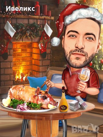 Коледна КАРИКАТУРА коледа , снимка 9 - Картини - 38731548