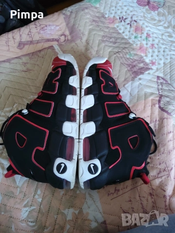 Nike air more uptempo 96 fd0274-001 red toe маратонки , снимка 2 - Маратонки - 53209275