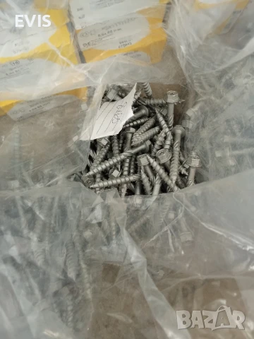 Винт, винтове дърво шестостенна глава, TORX, шайба, връх 17, цинк-ламелно покр. торнадо, разл. р-ри, снимка 8 - Железария - 50988541