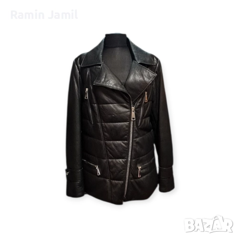 Телешка кожа – черна, подплатена, произведена в Турция