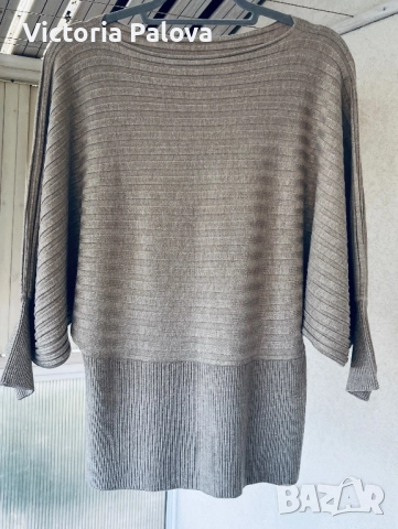 Много красива блуза ROMA ITALIA 70% lana merino, снимка 2 - Блузи с дълъг ръкав и пуловери - 51737583