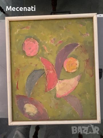 НИКОЛАЙ НОВОСЕЛЕЦ масло платно абстракт изложба в РИМ, снимка 3 - Картини - 53099282