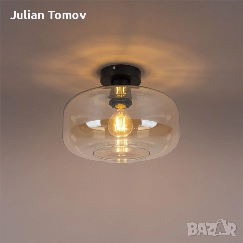 лампа за таван в стил арт деко , снимка 6 - Лампи за таван - 52802609