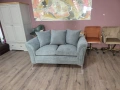 Сив диван от плат двойка Dury, снимка 1