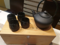 Сервиз за чай в бамбукова кутия, снимка 2