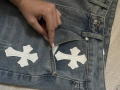 Chrome hearts сини дънки, снимка 3