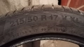 Продавам 2 броя зимни гуми 215.50.17 на 1 сезон дот 2019 Контентал , снимка 3