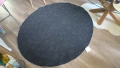 Кръгъл бежов килим - 160см, снимка 5