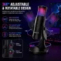 Геймърски USB микрофон Xtrike Me XMC-03 с RGB подсветка, снимка 1