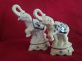 РАЗПРОДАЖБА! Порцеланови фигури Слонове 2 бр.(ПУКНАТИНИ), снимка 1