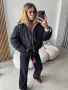 Gucci Дамско Двулицево Яке Бомбър С Монограм И Качулка Гучи Код E170, снимка 1