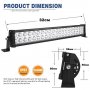LED Bar Лед Бар офроуд OFFRoad халоген Light , снимка 8