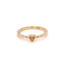 Златен дамски пръстен 1,67гр. размер:54 14кр. проба:585 модел:21987-5, снимка 1 - Пръстени - 44764451