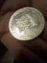 5 лева 1973 Септемврийско въстание сребро , снимка 3