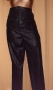 М Черен,кожен панталон/клин/ с висока талия , снимка 4