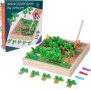 Дървена играчка Градински зеленчуци - Игра за улавяне на буболечки, снимка 4