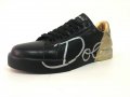 Мъжки обувки Dolce & Gabbana Black/Gold !!!, снимка 1 - Спортно елегантни обувки - 34603427
