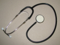 Лекарска слушалка черна стетоскоп лекарски слушалки, отлична, снимка 1 - Медицински консумативи - 44808840
