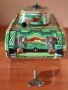 Рядка стара механична ламаринена играчка -Танк/Панцер, снимка 2