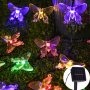 Декоративни Лед лампички с пеперуди, снимка 1 - Декорация за дома - 39218169