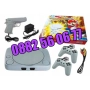Телевизионна игра с вградени игри, ретро конзола с два джойстика и пистолет, снимка 7