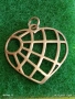 СРЕБЪРНА ВИСУЛКА във ФОРМАТА на СЪРЦЕ ❤️ ПОДХОДЯЩ АКСЕСОАР за ЕЖЕДНЕВИЕТО 52471, снимка 1