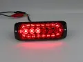 Мигащ висящ LED габарит 24 LED 12-24V с червена светлина, снимка 3