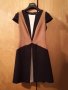Нова Zara лятна черна бежова рокля S размер, снимка 1 - Рокли - 41616568