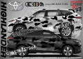 Nissan Qashqai SK-SJV3-N-QA Кaмуфлаж Офроуд Джип Пикап Лодка Camouflage Off-Road стикери, снимка 14