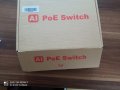 нов poe switch 10/100mbps, снимка 1 - Суичове - 42562072