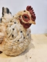 Декоративна кокошка от полирезин, снимка 3