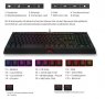 HQMAX QWERTZ с RGB подсветка, Геймърска клавиатура, снимка 8