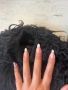 Черни пухени гети с дълъг косъм 🖤🖤, снимка 3
