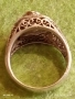 Авторски сребърен пръстен майсторска орнаментика с ЧЕРЕН ОНИКС ювелирна изработка 33480, снимка 12