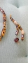 Стара гривна от кехлибар,колие,игла,автентични, снимка 11
