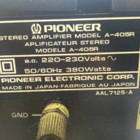 Стерео усилвател Pioneer A-405R, снимка 2 - Ресийвъри, усилватели, смесителни пултове - 42033917