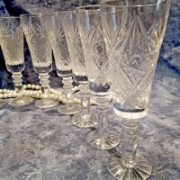 Кристални чаши , снимка 2 - Чаши - 41541796