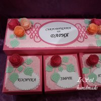 Кутия за бебешки съкровища за момиче с рози и пеперуди , снимка 4 - Подаръци за кръщене - 39073718