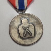 норвежки сребърен медал с маркировка , снимка 5 - Антикварни и старинни предмети - 42138523