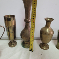 вази,ибрици,бокали месингови , снимка 5 - Декорация за дома - 44519188