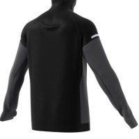 ✅НОВА ОРИГИНАЛНА Мъжка спортна блуза Adidas Block, Черен/Сив - S/M/L/XL, снимка 3 - Спортни дрехи, екипи - 42067701