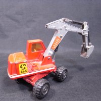  СТАРА РЕТРО МЕТАЛНА КОЛИЧКА EXCAVATOR MATCHBOX KING SIZE, снимка 4 - Колекции - 41910283