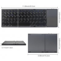 Интелигентна, сгъваема, безжична клавиатура с 64 клавиша, снимка 6 - Клавиатури и мишки - 40108438