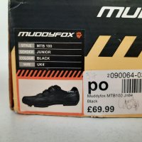 Muddyfox MTB100 - Детски спортни обувки за колоездене, цвят черен, размер 37 /стелка 23 см./., снимка 8 - Детски обувки - 39362919