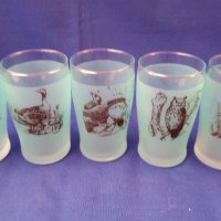 Ловджийски стъклени чашки за алкохол, снимка 1 - Колекции - 42407560