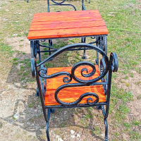 Градински пейки, маси и столове от ковано желязо. Ръчна изработка. Различни размери, снимка 5 - Други - 36274192