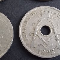 Монети . Белгия. 25 цента. От 1920 до 1923 година включително. , снимка 11 - Нумизматика и бонистика - 40969762